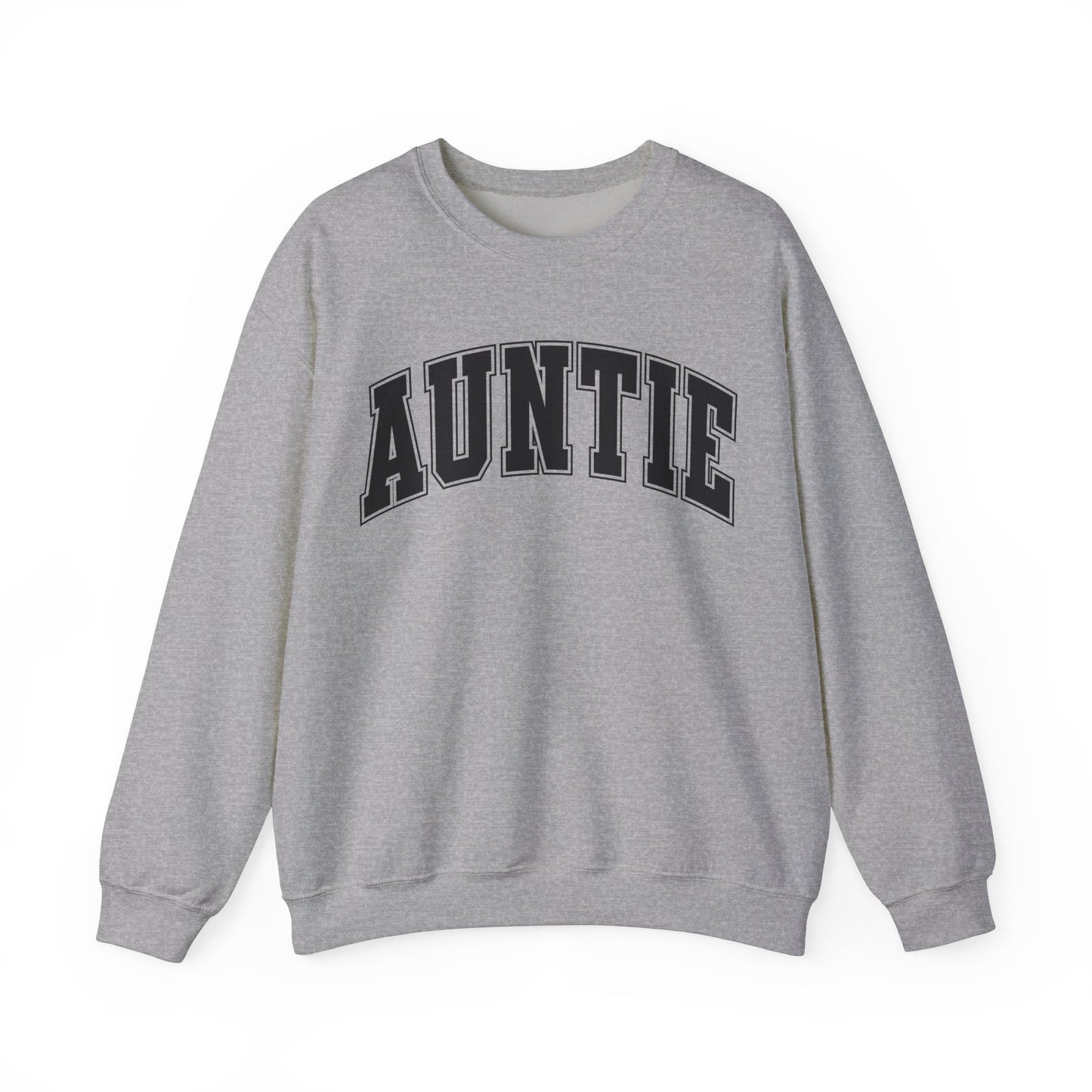 Retro College AUNTIE Graphic Crewneck Sweatshirt