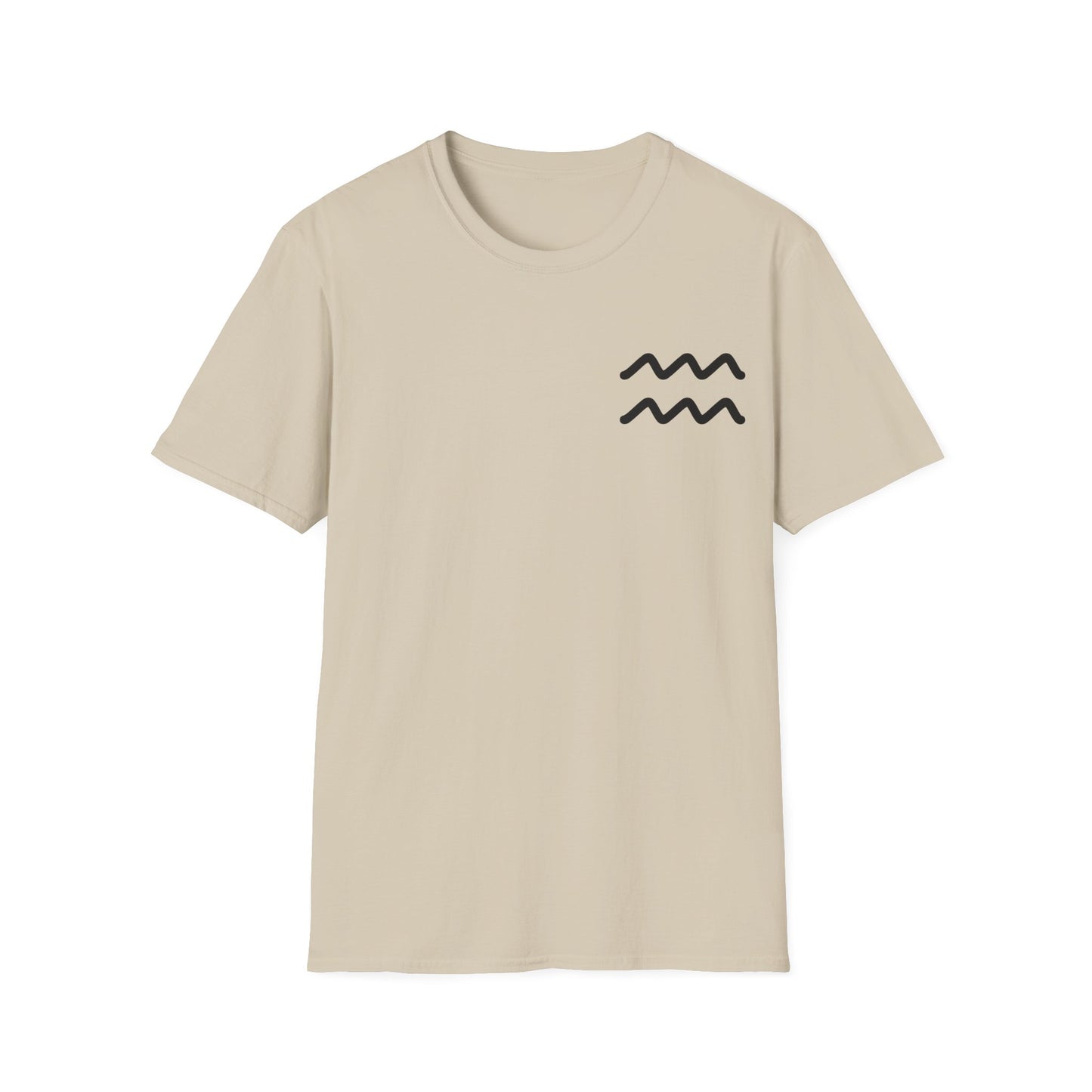 Aquarius Nutrition Facts Unisex Softstyle T-Shirt - Unique Astrology Tee