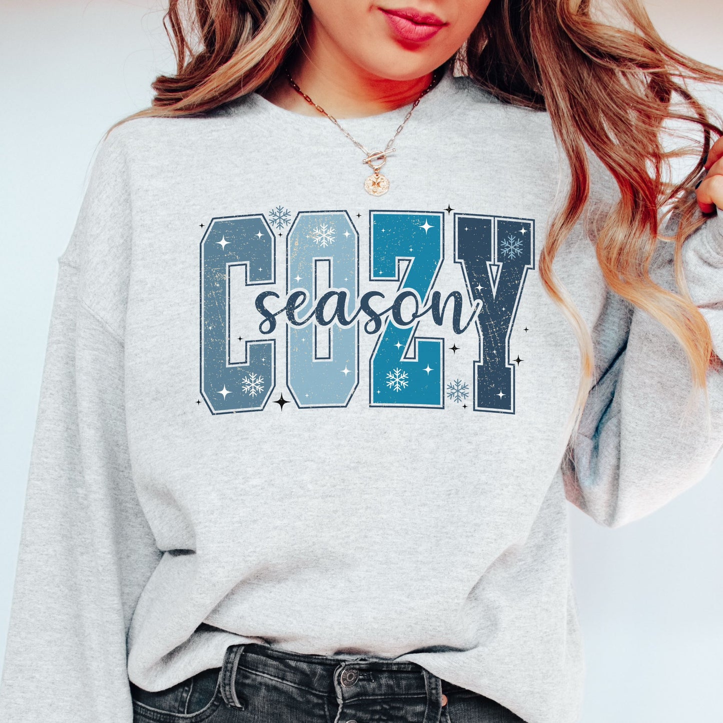 Cozy Season Graphic Crewneck Sweatshirt