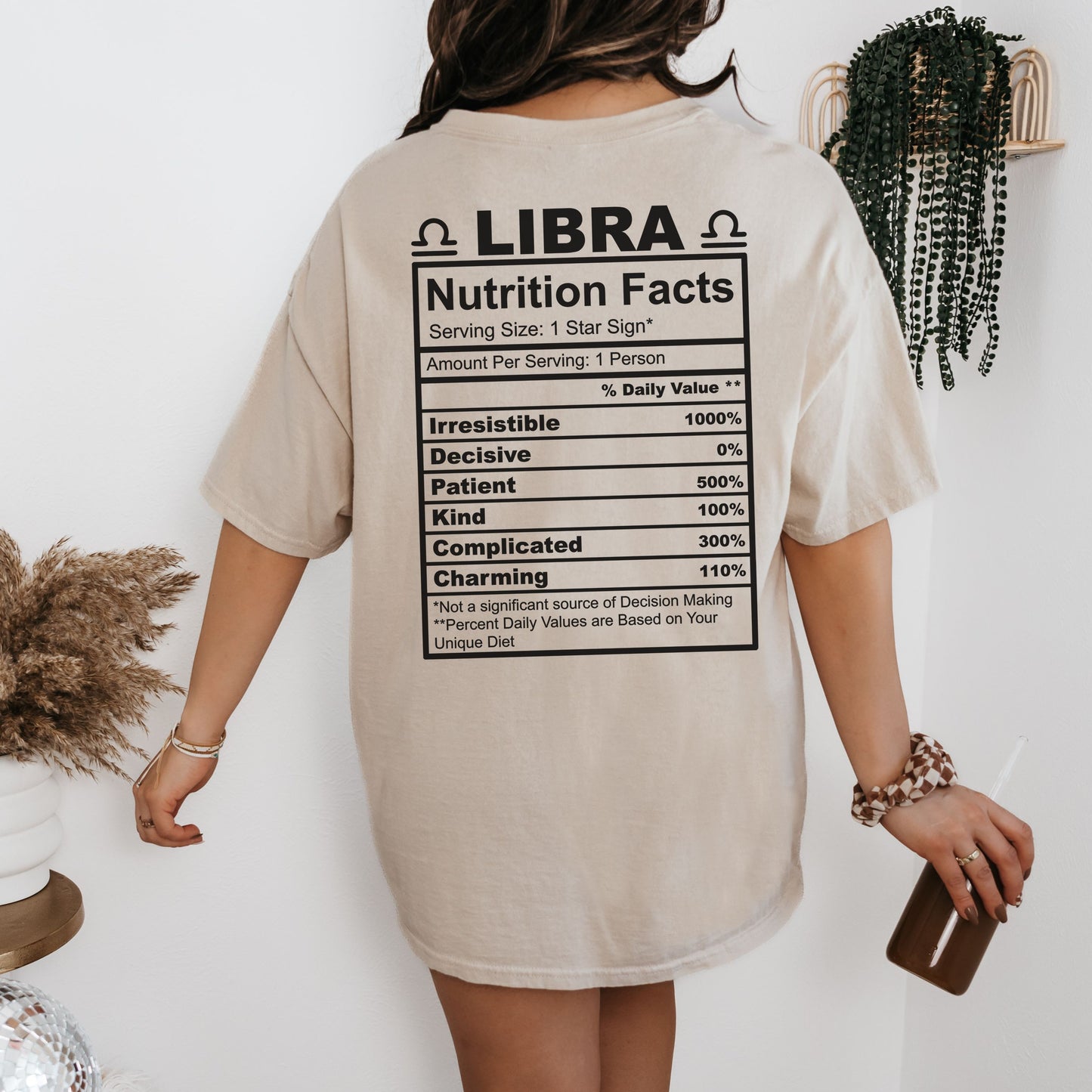 Libra Nutrition Facts Unisex Softstyle T-Shirt, Astrology Gift, Zodiac Tee, Horoscope Shirt, Birthday Present, Libra Apparel