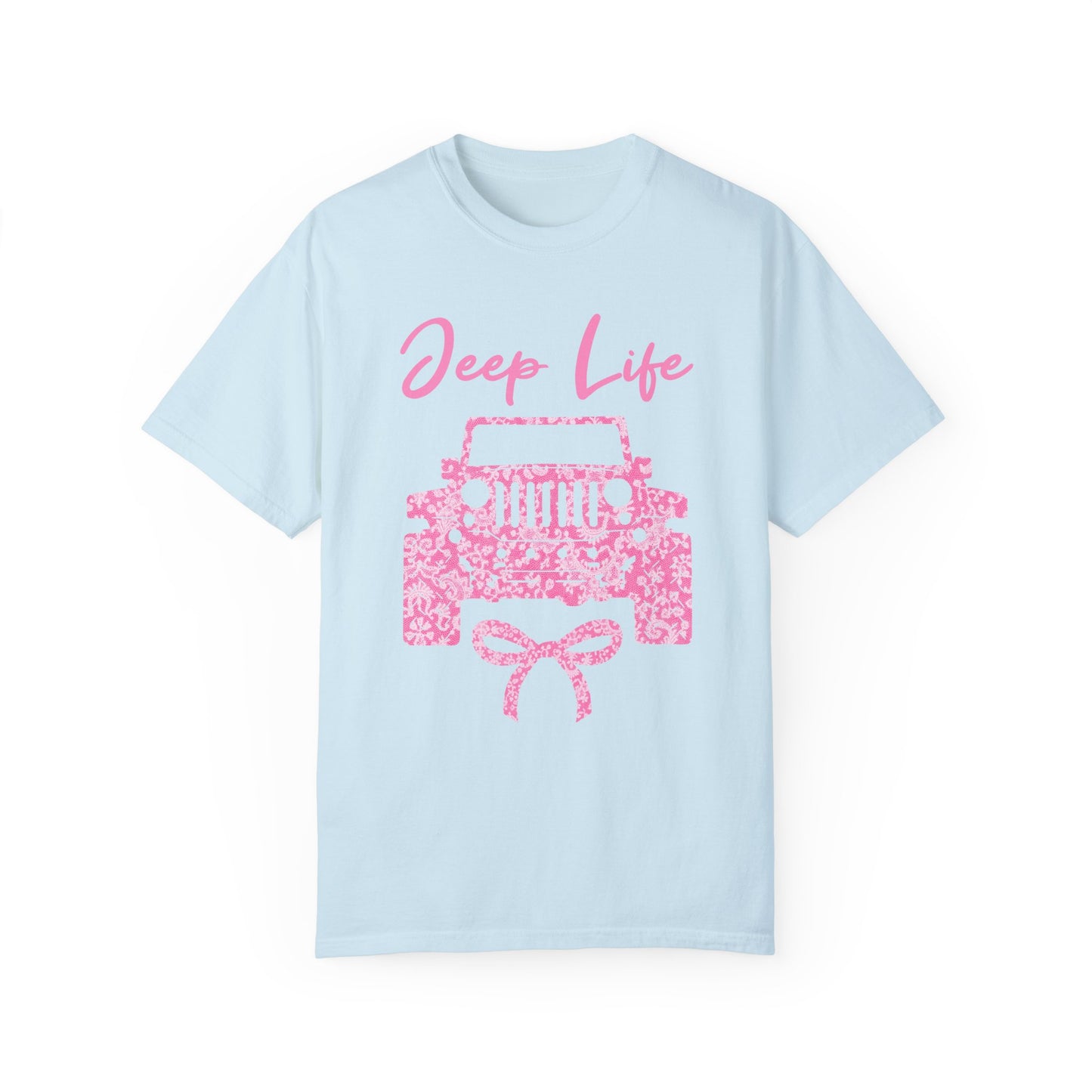 Pink Lace Jeep Life Graphic T-Shirt