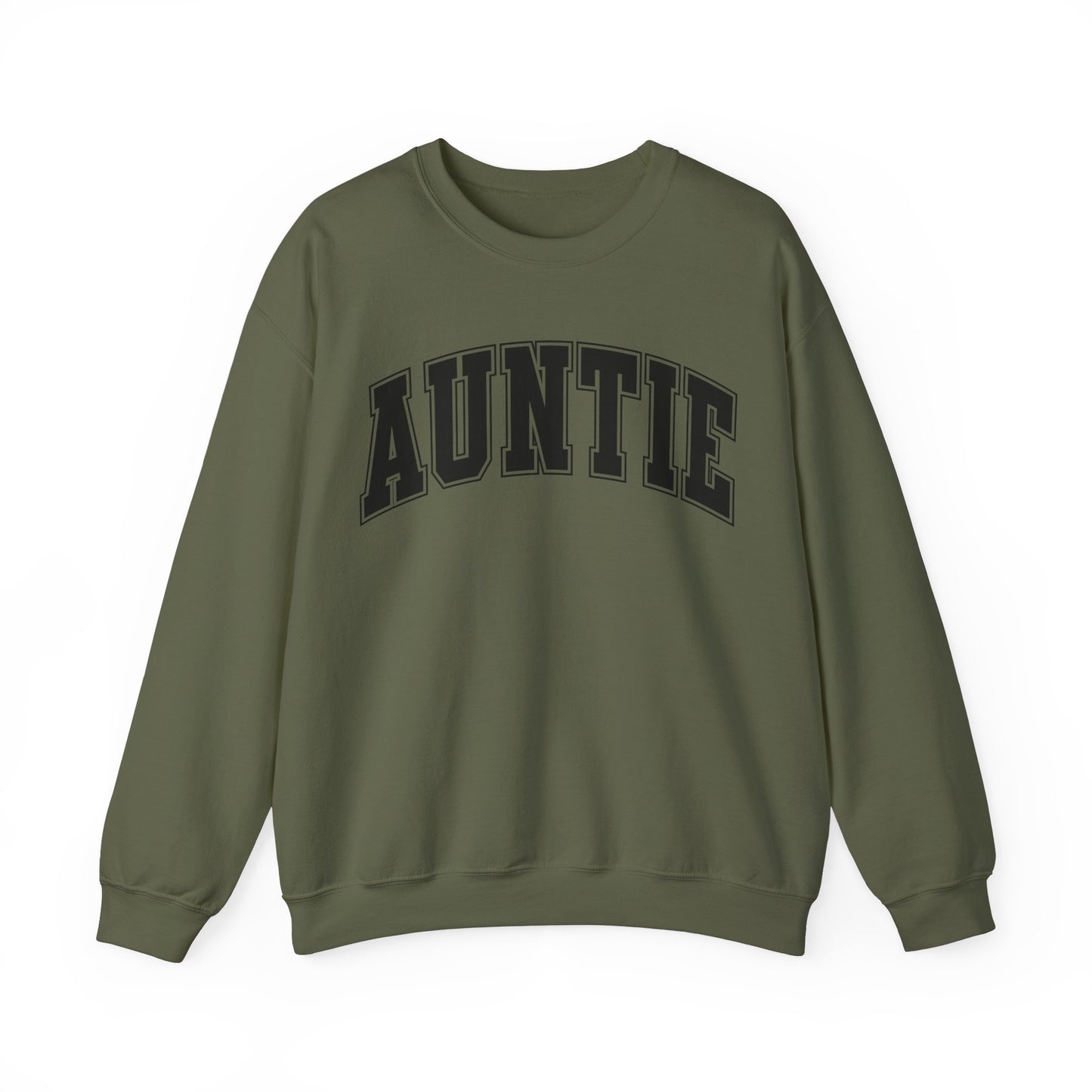 Retro College AUNTIE Graphic Crewneck Sweatshirt