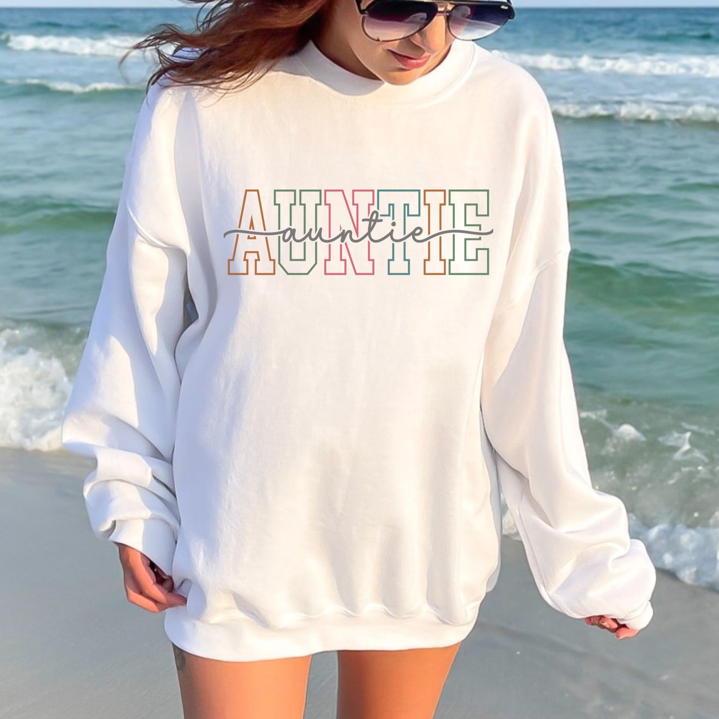 Auntie Graphic Crewneck Sweatshirt