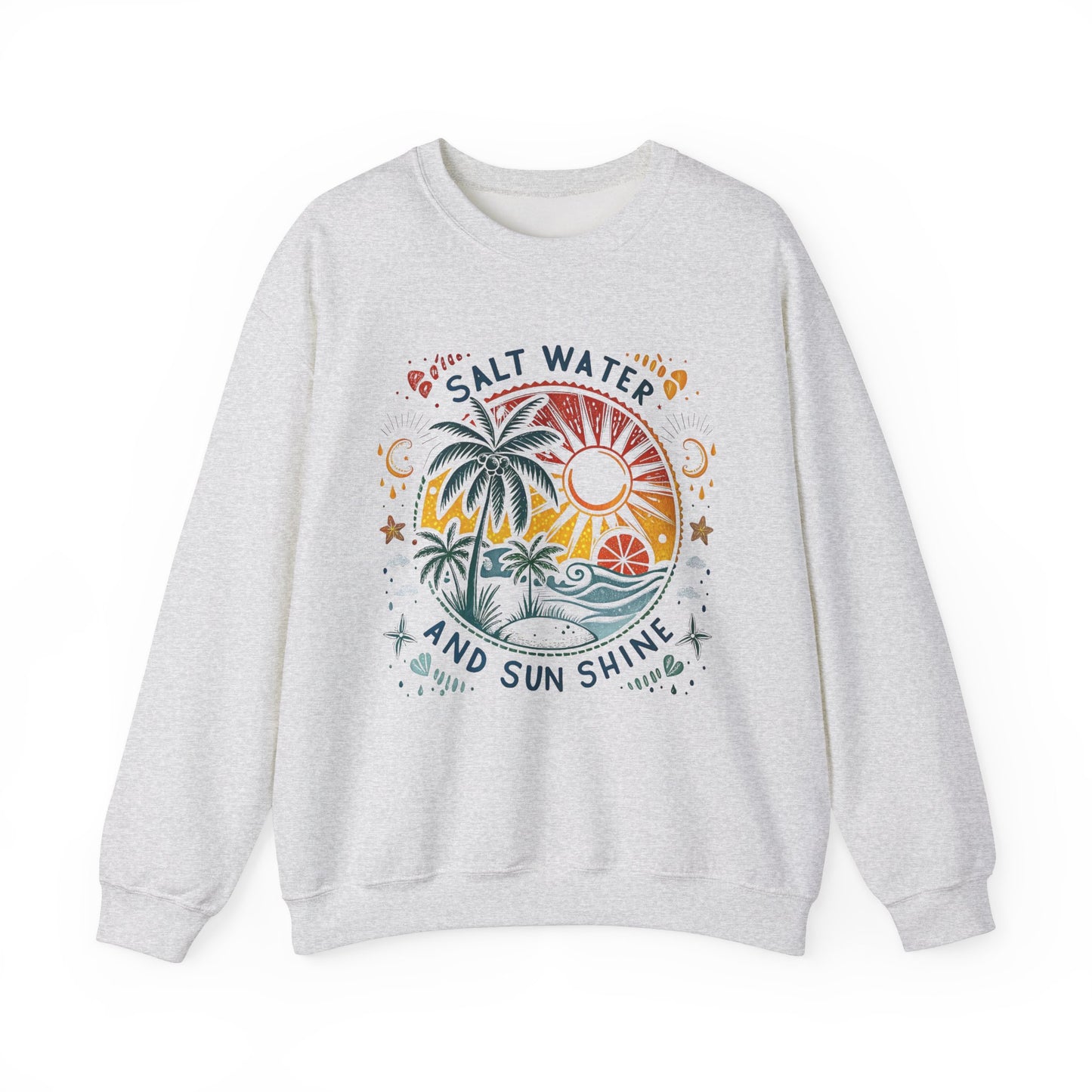 Salt Water and Sunshine Graphic Crewneck