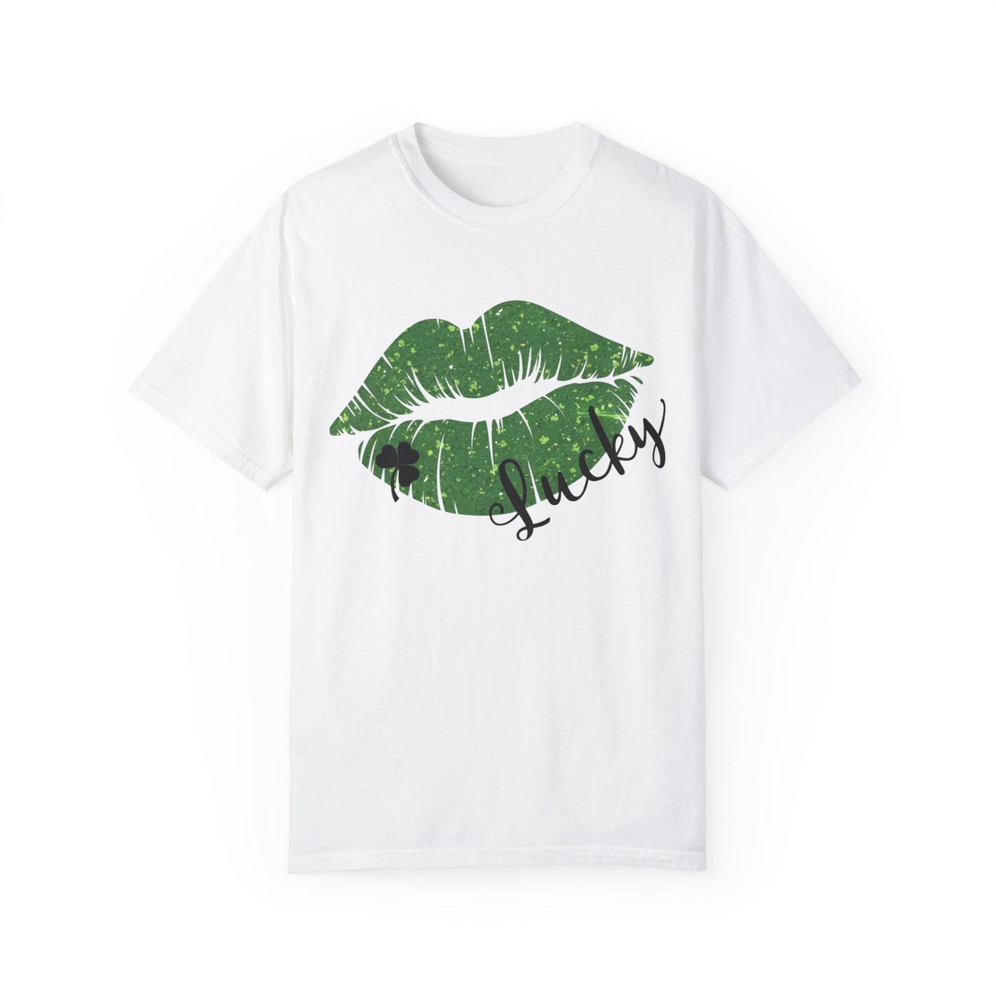 St Patrick's Day Shamrock Lucky Lips