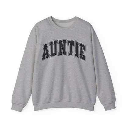 Retro College AUNTIE Graphic Crewneck Sweatshirt