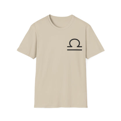 Libra Nutrition Facts Unisex Softstyle T-Shirt, Astrology Gift, Zodiac Tee, Horoscope Shirt, Birthday Present, Libra Apparel