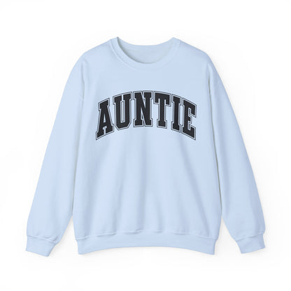 Retro College AUNTIE Graphic Crewneck Sweatshirt