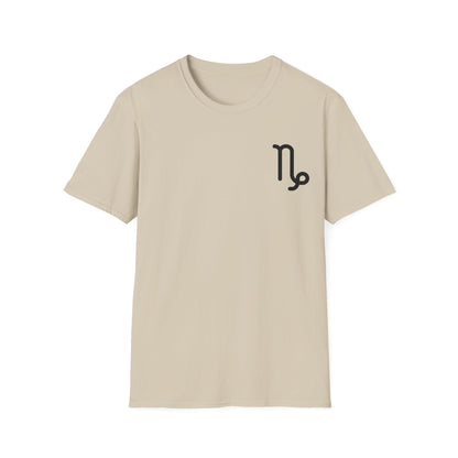 Capricorn Nutrition Facts Unisex Softstyle T-Shirt, Astrology Tee, Horoscope Shirt, Zodiac Apparel, Astrology Gift