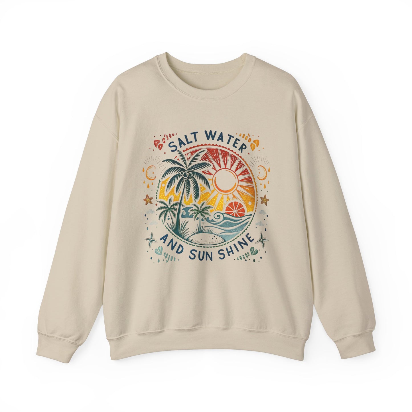 Salt Water and Sunshine Graphic Crewneck