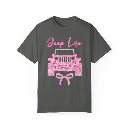 Pink Lace Jeep Life Graphic T-Shirt