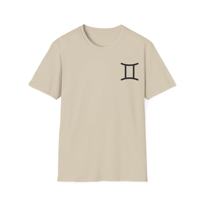 Gemini Nutrition Facts T-Shirt, Astrology Tee, Unisex Horoscope Shirt, Birthday Gift for Gemini, Casual Wear, Zodiac Sign Apparel