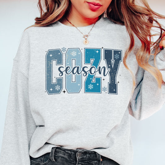 Cozy Season Graphic Crewneck Sweatshirt
