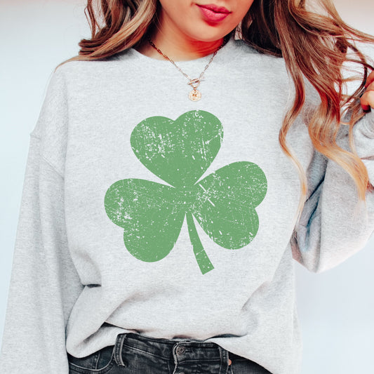 Shamrock Graphic Crewneck Sweatshirt