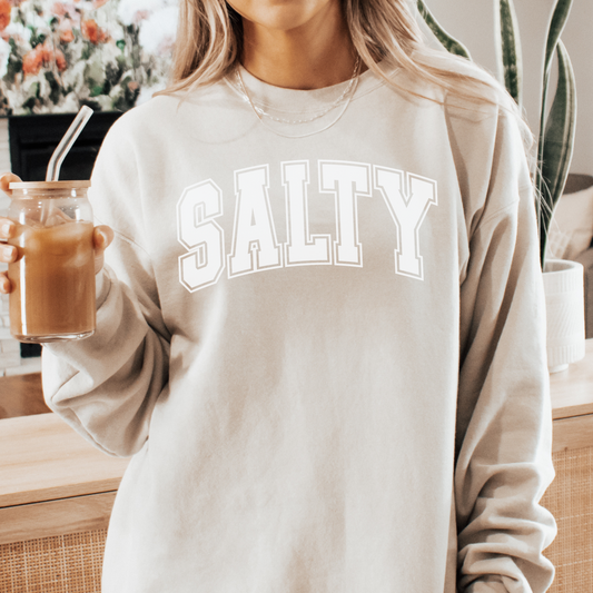 SALTY Graphic Crewneck Sweatshirt