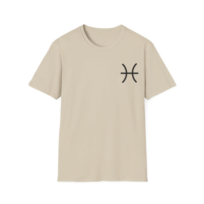 Pisces Nutrition Facts Unisex T-Shirt - Astrology Gift for Birthday & Everyday Wear