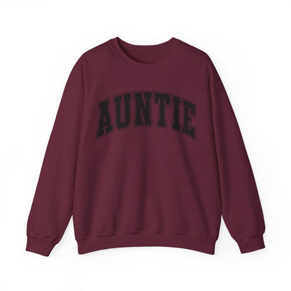 Retro College AUNTIE Graphic Crewneck Sweatshirt