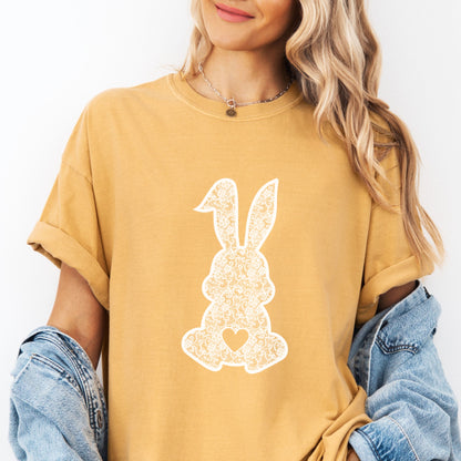 Lace Easter Bunny Graphic Tee