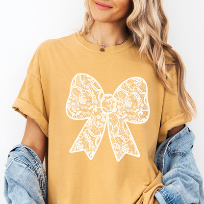 Lace Coquette Graphic T-shirt